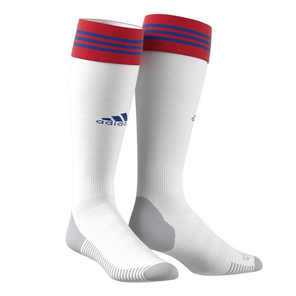 Calcetines Lyon Primera equipación 2018-2019 Blanco